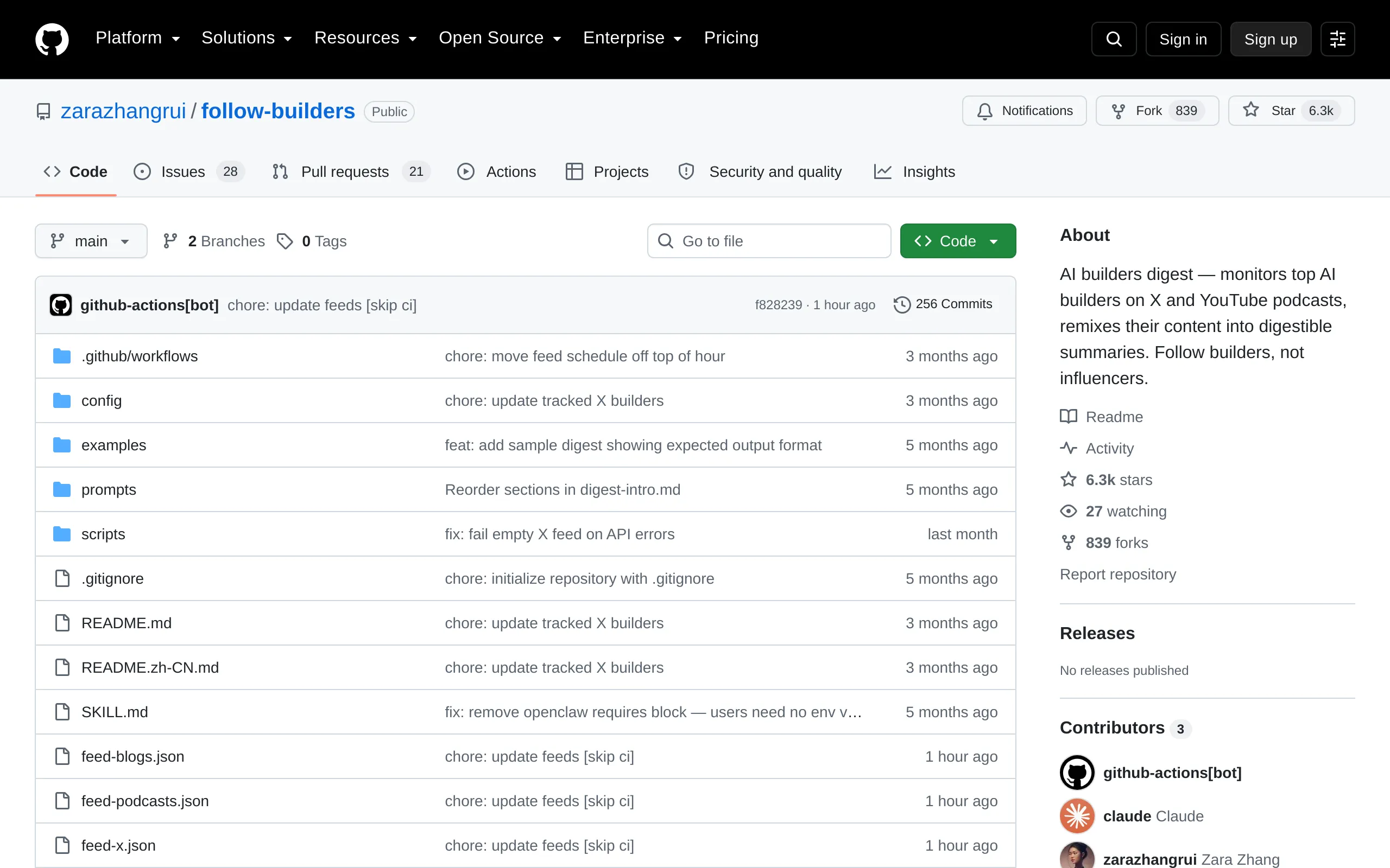 follow-builders GitHub